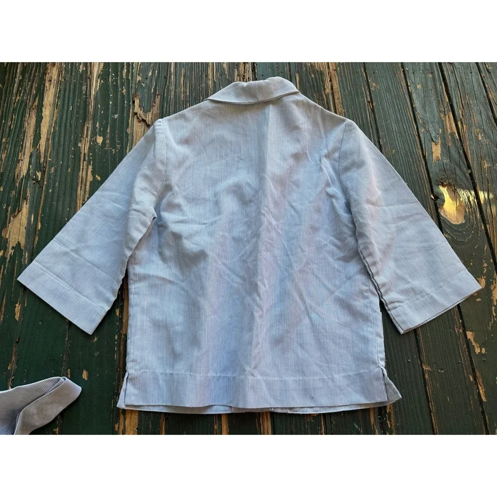 Vintage American Red Cross Volunteer Uniform Set Hoover‎ Seersucker Tunic Cap